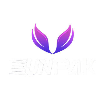 Logo with a stylized 'U' and 'N' design on a transparency 
 background